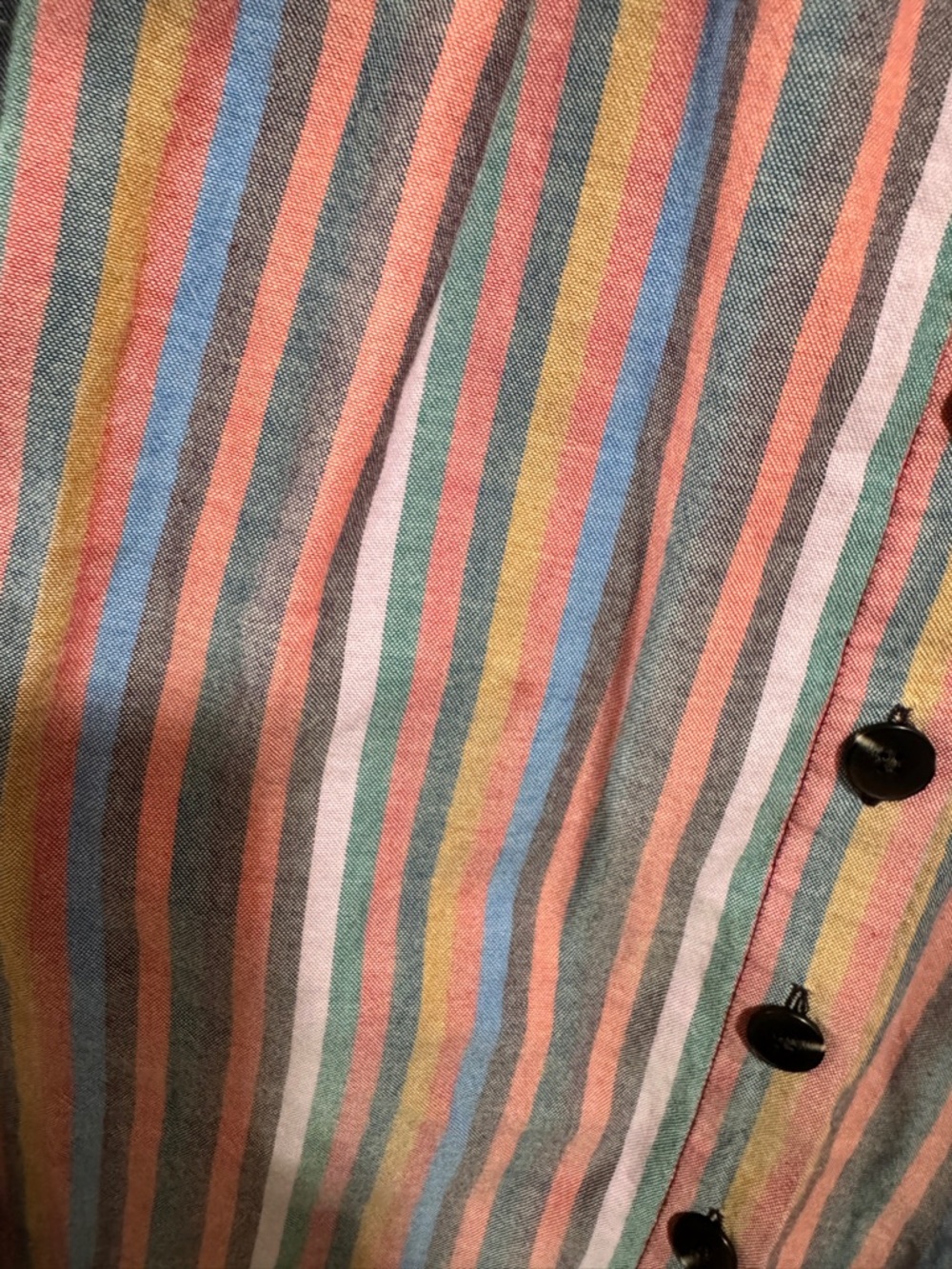 100% Cotton Madewell Striped Dress Woman’s Size Small - Picture 5 of 5